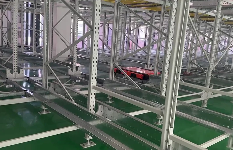 Solu&ccedil;&atilde;o inteligente de armaz&eacute;m de transporte de quatro vias para a ind&uacute;stria de ch&aacute; branco Fuding, C